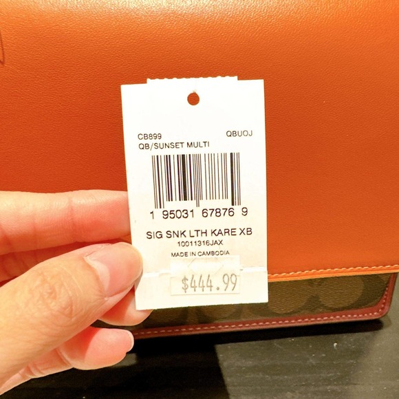 Coach CB899 Klare Crossbody In Signature Canvas IN Sunset Multi - Picture 6 of 6